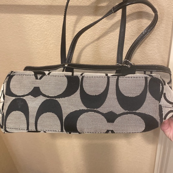 Coach Hampton Leather Monogram Purse - Picture 8 of 10